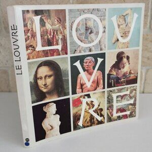 Le Louvre Museum Guide Book FRENCH Vintage 1986 Paris France Art Gallery